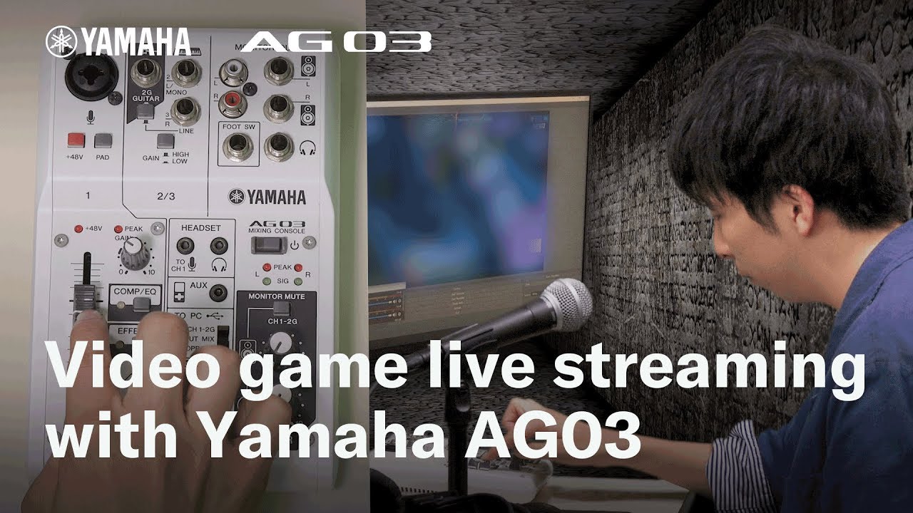 Yamaha AG03 | DJ Speakers | DJ Mixers | DJ Equipment