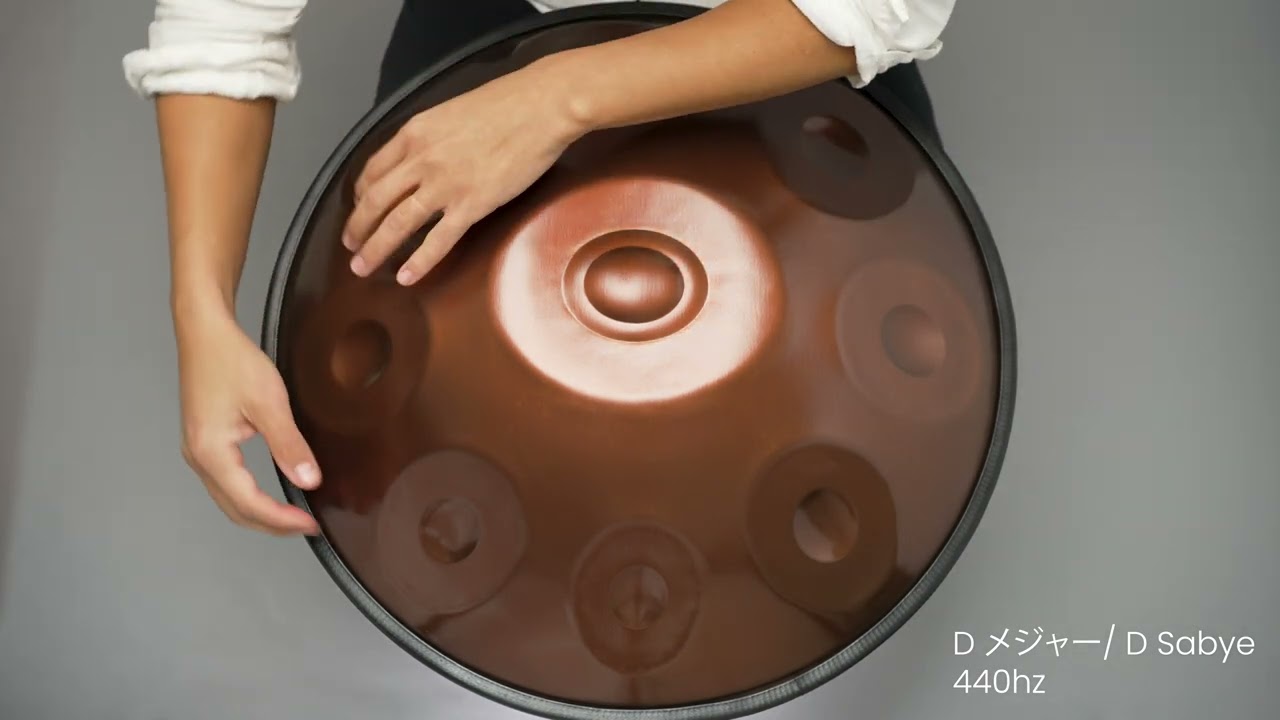 MASH handpan. 9音 D Sabye ・D メジャー 440hz - YouTube