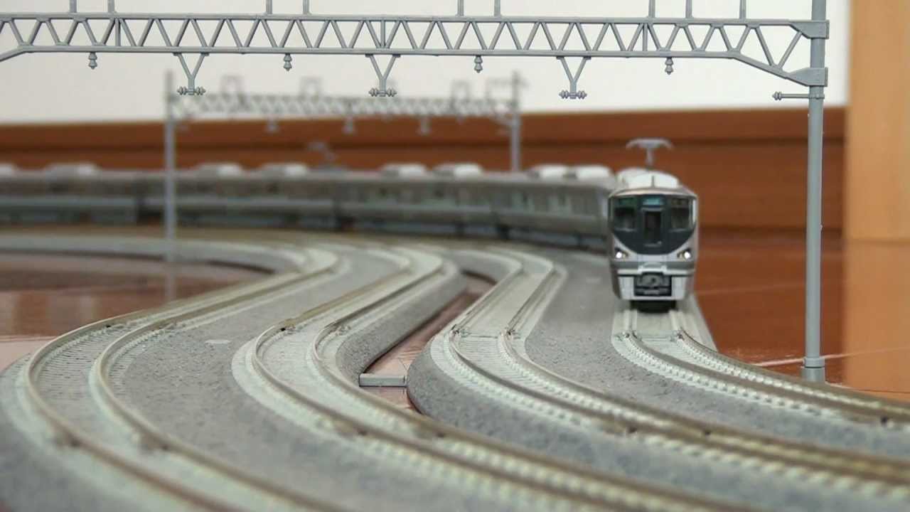 N scale model】 Kato V11+V16複々線でGO! JR西アーバンネットワーク編
