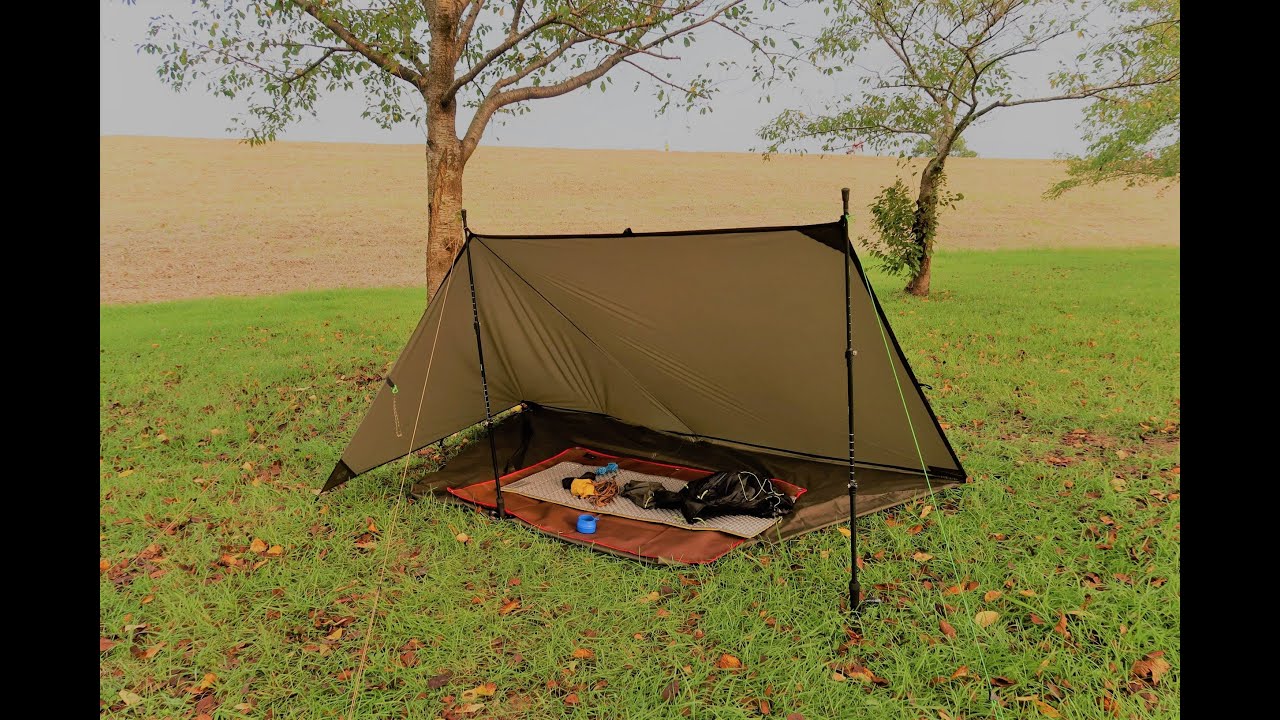 過去動画 昨年夏撮影【ソロキャンプ】アクアクエスト safariタープ3×4