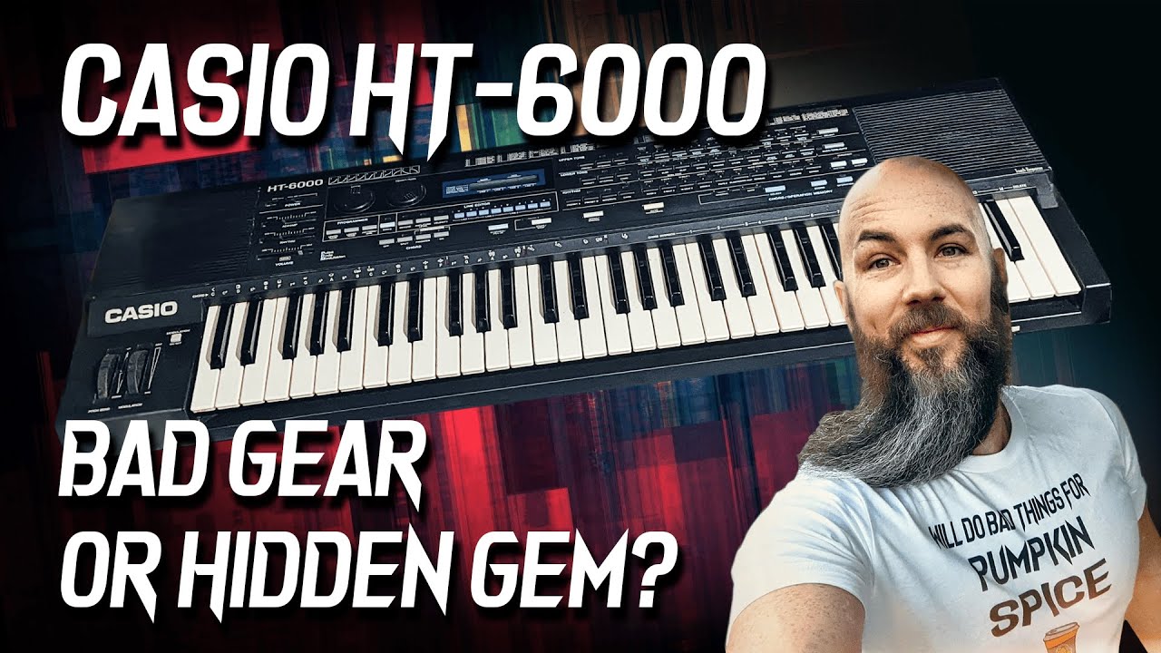 CASIO HT-6000 - Casio's Best Analog Filter Hybrid Synth (Scum