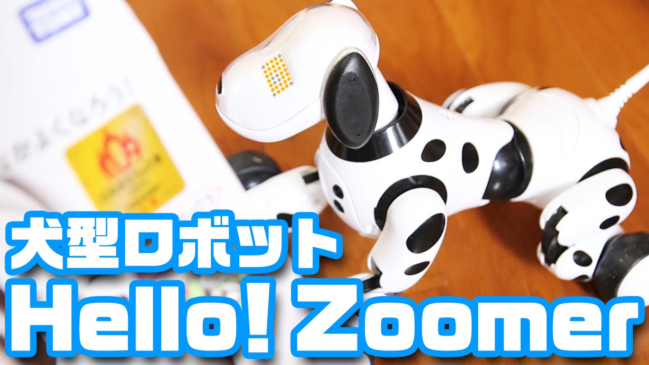 想像以上にカワイイ♪犬型ペットロボット「ハローズーマー」 - YouTube