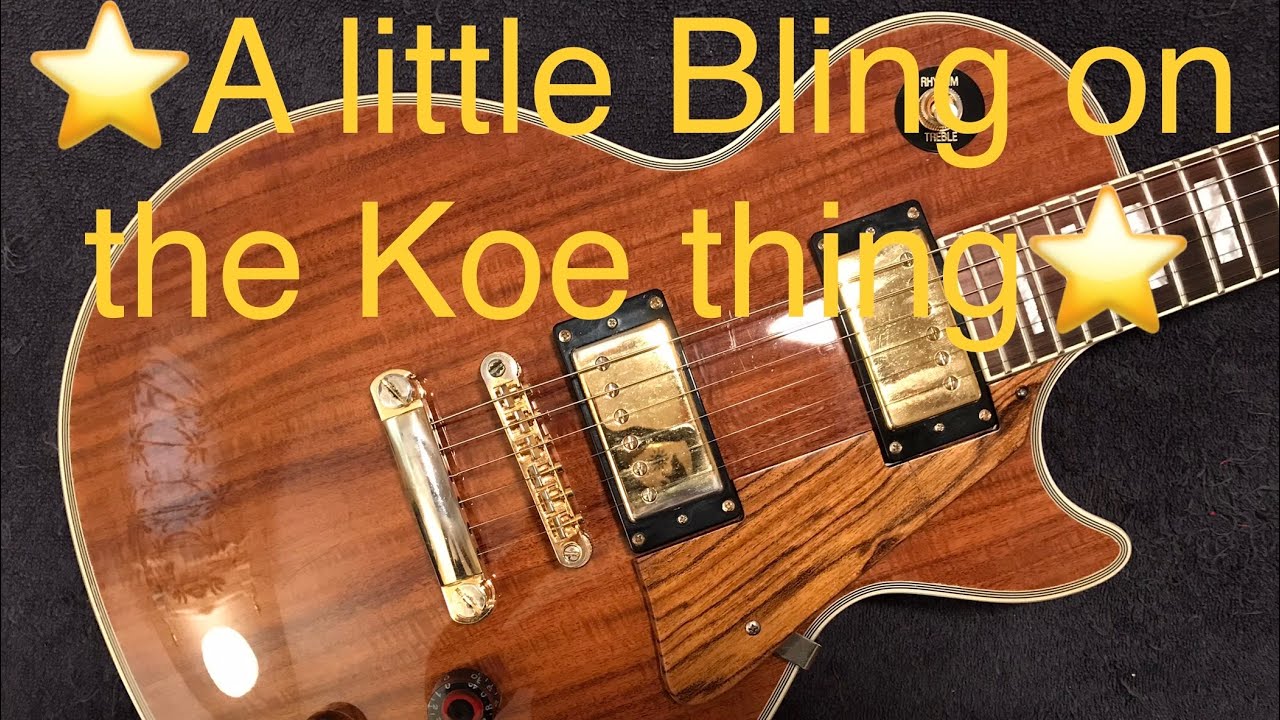Epiphone Les Paul Custom Pro Koa Guitar! - YouTube