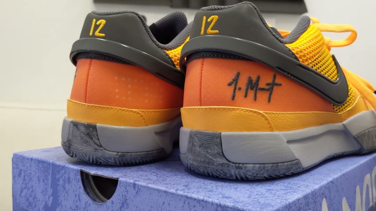 Nike JA 1 PE - Wet Cement FV1281 800 Laser Orange/Iron Grey-Black