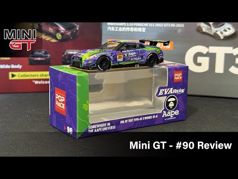 Mini GT x Pop Race - EVA RT Test Type-01 X Works GT-R MGT00090 #91