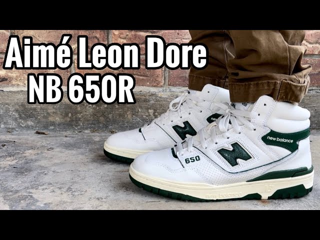 New Balance 650R x Aimé Leon Dore “Green” Review & On Feet - YouTube
