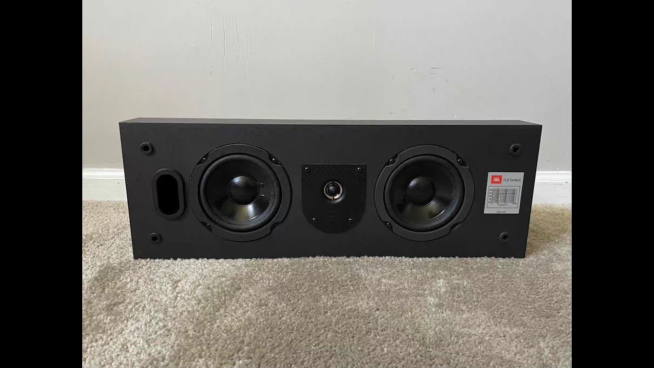 JBL TLX Center2 Home Theater Surround Center Channel Speaker - YouTube