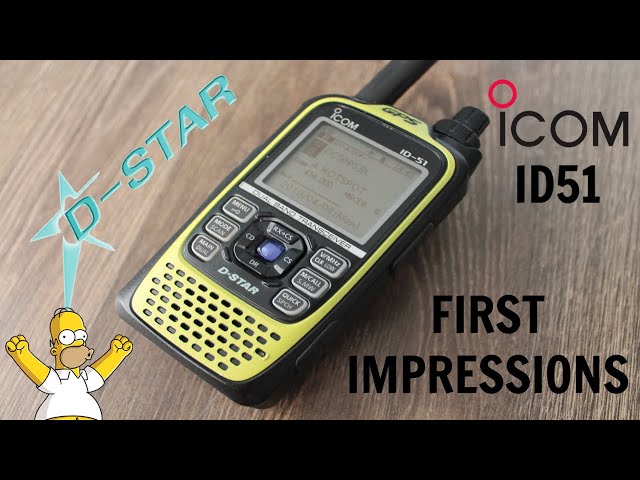 Icom ID51 plus Dual Band handie first impressions review! I am