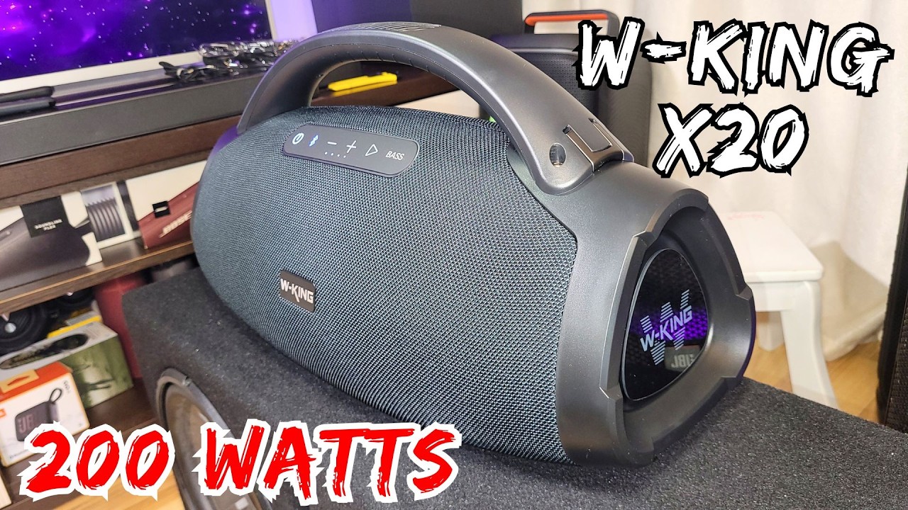200Watts of POWER! W-King X20 Speaker Review - YouTube
