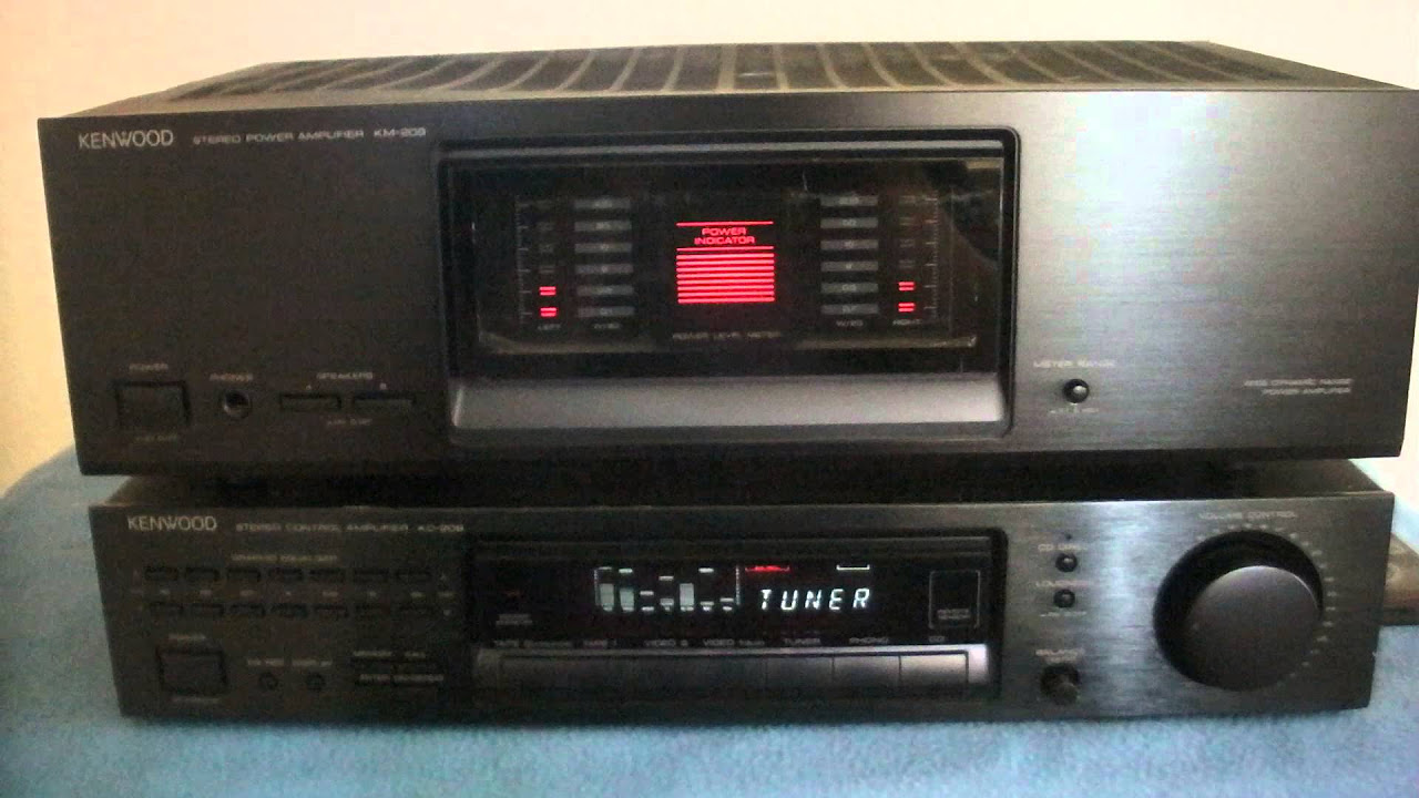 Kenwood KM-209 Stereo Power Amplifier ______ sn-00631522 - YouTube