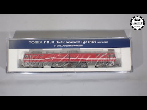 開封動画】TOMIX 7181 JR EH800形電気機関車(新塗装)【鉄道模型・N