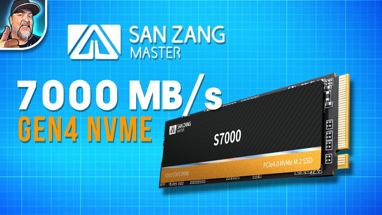 SANZANG MASTER S7000 - Blazing Fast Gen 4 NVMe SSD! - YouTube