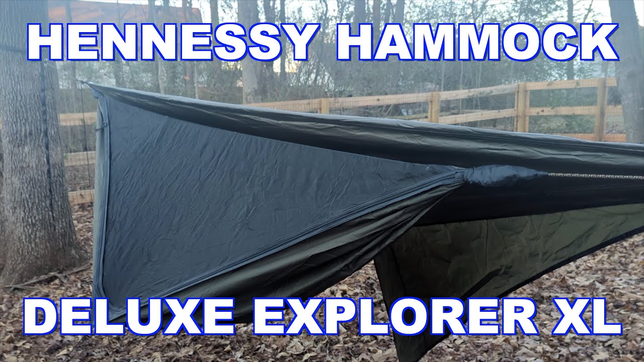Hennessy Hammock Explorer Deluxe Zip XL - Backpacking Hammock