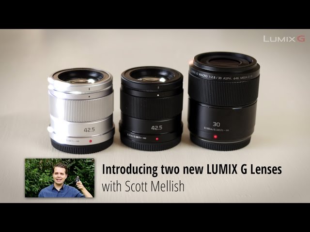 The new LUMIX G 30mm F2.8 Macro & 42.5mm F1.7 Portrait lenses with