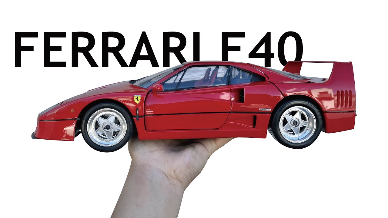 1/12 フェラーリF40 実車精密再現 - YouTube