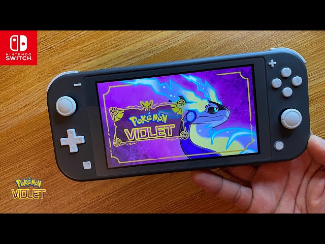 Pokémon Violet Nintendo Switch Lite Gameplay - YouTube