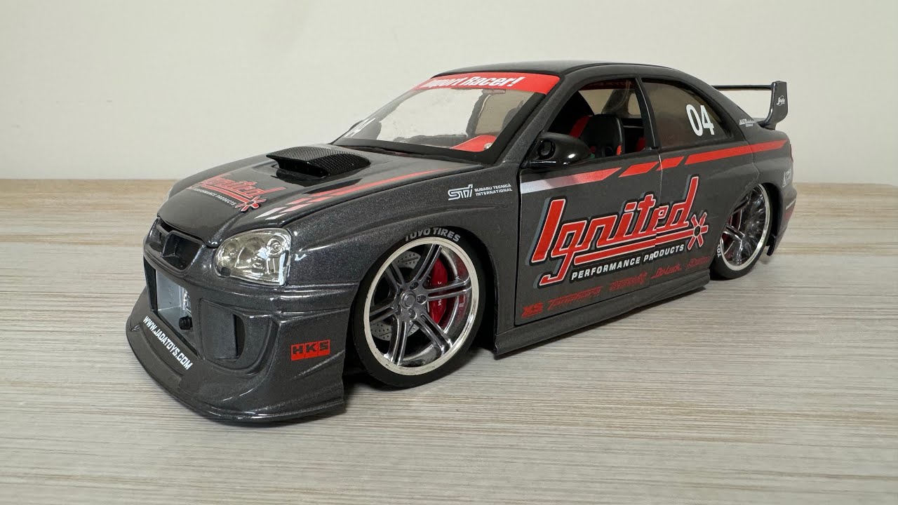 Jada Toys 1:18 Subaru Impreza WRX STI Import Racer - YouTube