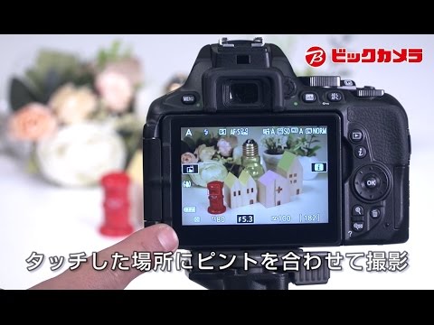 ビックカメラ】ニコン デジタル一眼レフ D5600 動画で紹介 - YouTube