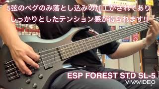 エレキベース】ESPのレギュラーモデル5機種を試奏してみました - YouTube