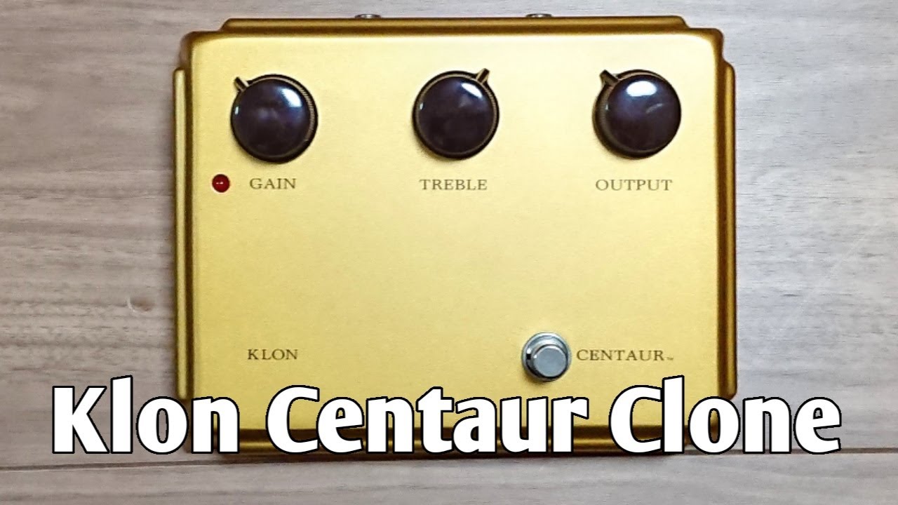 Klon Centaur Clone ( Partspipe chinese clone) with Les Paul - YouTube