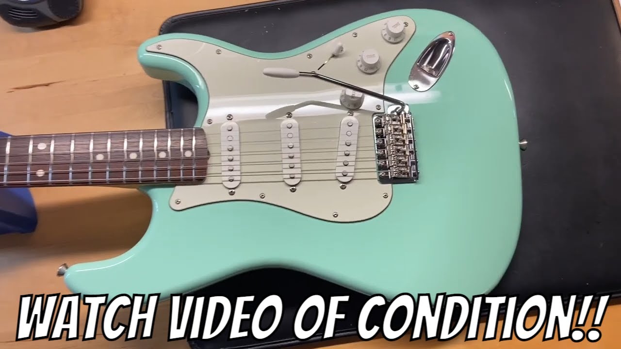 2020 Fender MIJ Japan Traditional II 60s Stratocaster Sea Foam