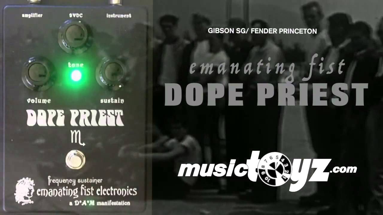 Dope Priest Fuzz Guitar Pedal by Emananting Fist Electronics - YouTube