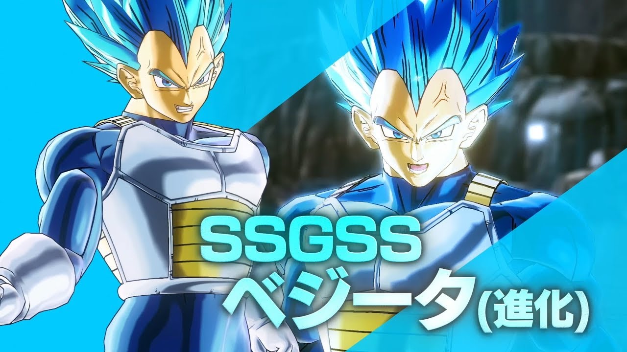ドラゴンボール ゼノバース2」，「ベジータ（超サイヤ人ゴッド）」など