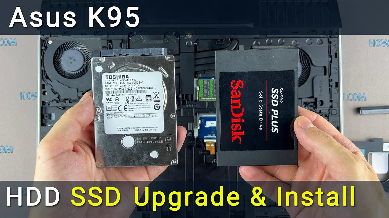 Asus K95 HDD to SSD Replacement – Full Installation Guide - YouTube