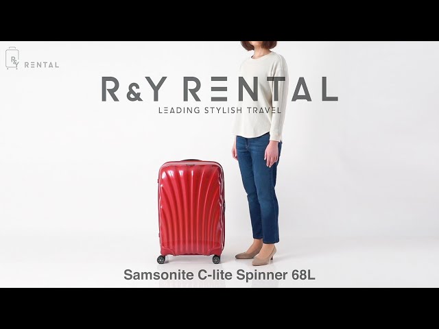 3-5泊] サムソナイト シーライト 68L ディープブルー4輪 Samsonite C