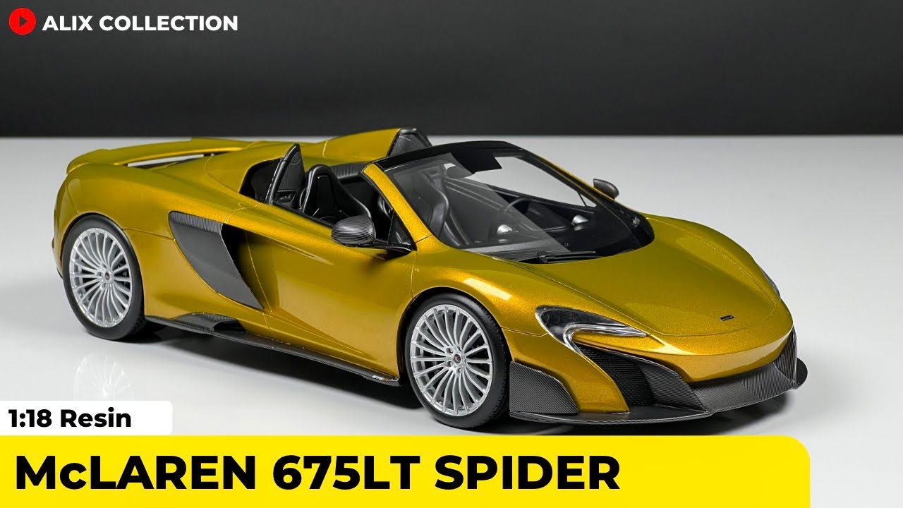 Unboxing of McLaren 675LT Spider 1:18 Scale Model Car by Top Speed