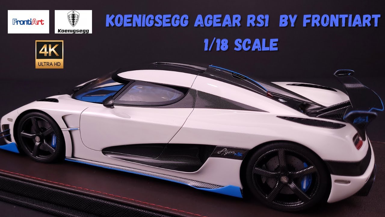 Koenigsegg Agera RS1 by FrontiArt 1:18 (White) Resin Model - YouTube