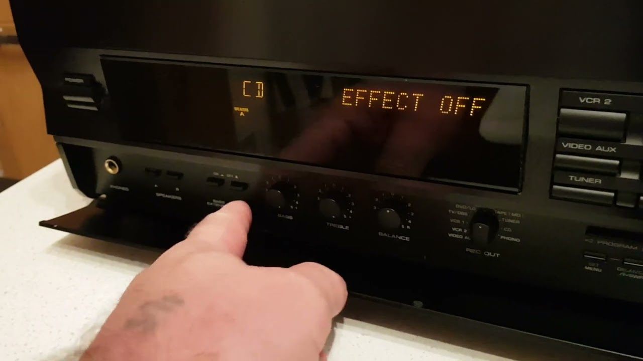 YAMAHA DSP-A1092 - YouTube