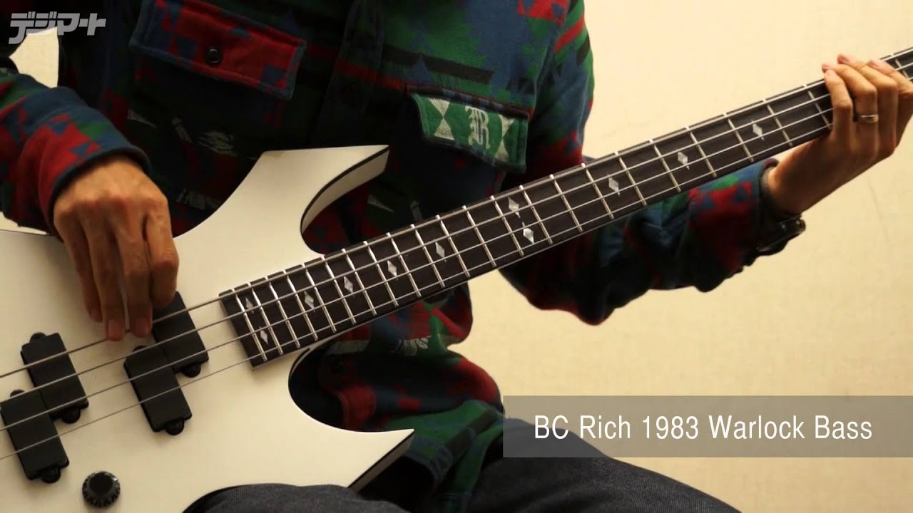 デジマートNew Gear Showcase】B.C.Rich / 1983 Warlock Bass - YouTube