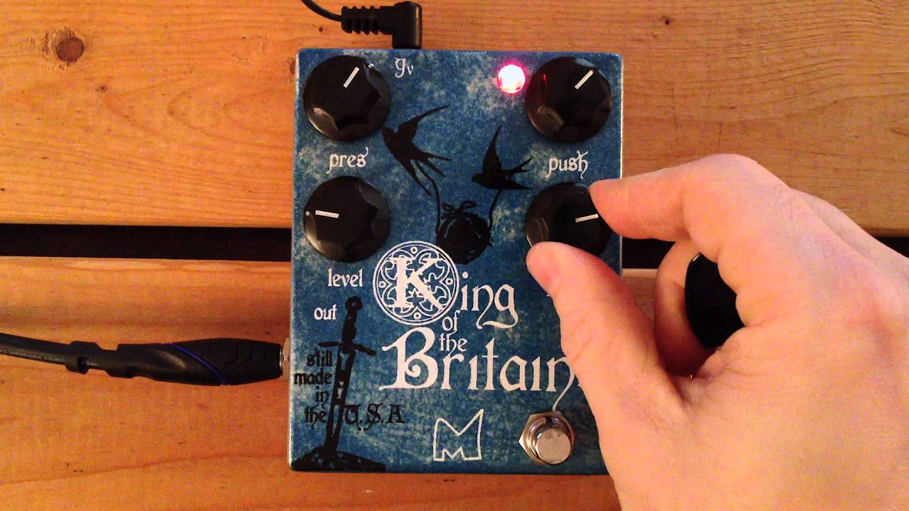 5 Minutes with the Menatone King of the Britains - Pedal Demo