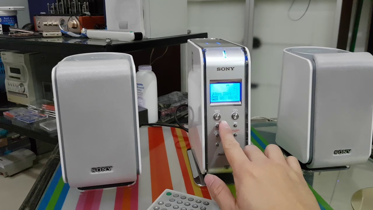 Sony LAM Z05 NetMD MD-CD-PC Micro system - YouTube