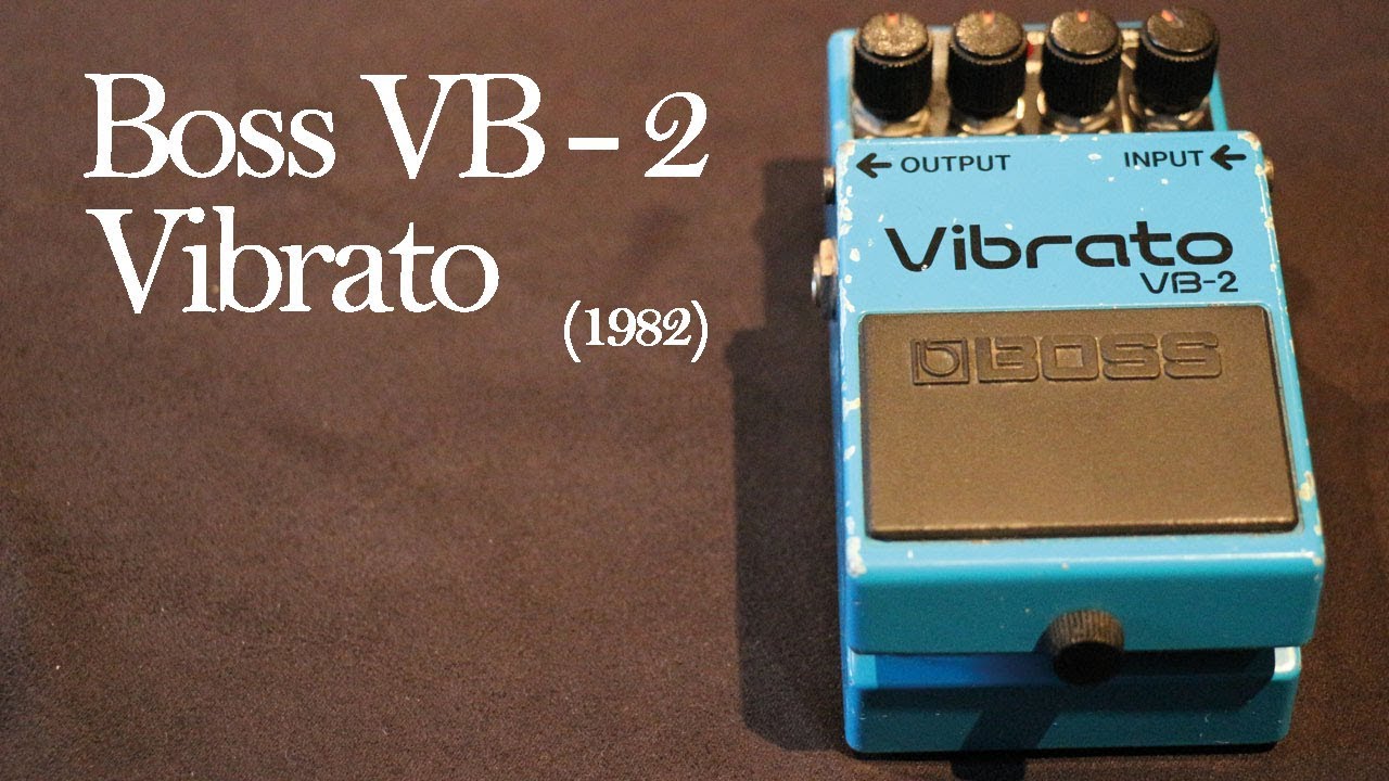 1982 Boss VB-2 Vibrato Demo - YouTube
