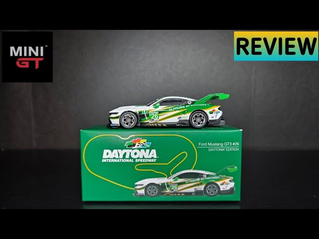 Mini GT - Ford Mustang GT3 #26 - Daytona Edition - REVIEW - YouTube