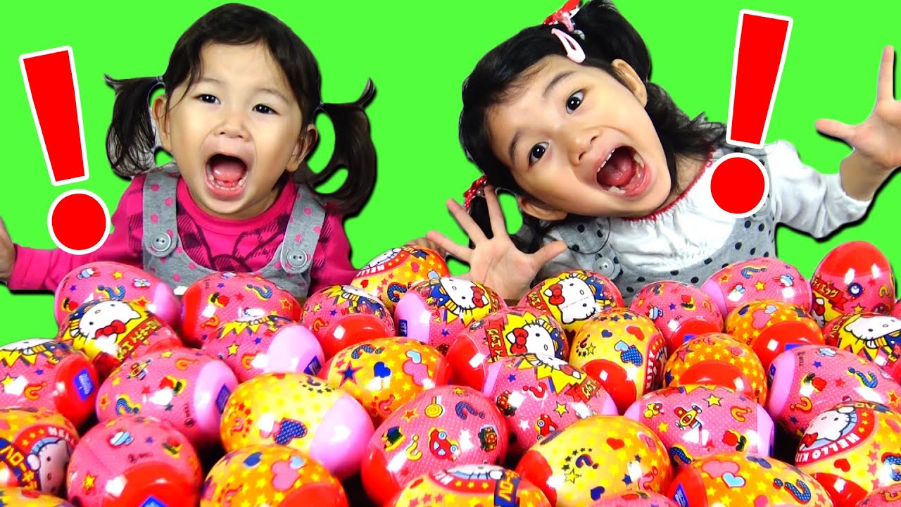 Hello Kitty Surprise Eggハローキティエッグ60個開けました