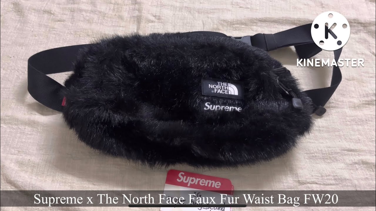 Supreme The North Face Faux Fur Waist Bag FW20 [review] - YouTube