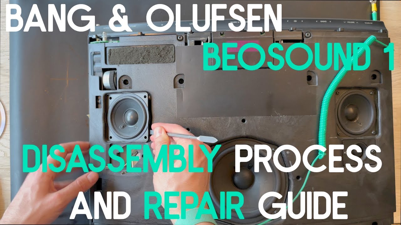 Bang & Olufsen Beosound 1 Portable CD/Tuner Disassembly process
