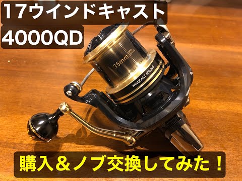 サーフ・泳がせ釣り用に17ウインドキャスト4000QD購入＆ネットに情報が
