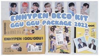 ✨ unboxing enhypen deco kit ggu ggu package 2022 - photocards