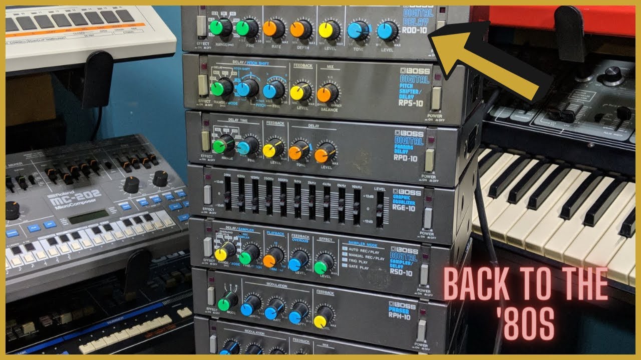 中古 BOSS RDD-10 デジタルディレイ Boss RDD-10 Micro Rack Series