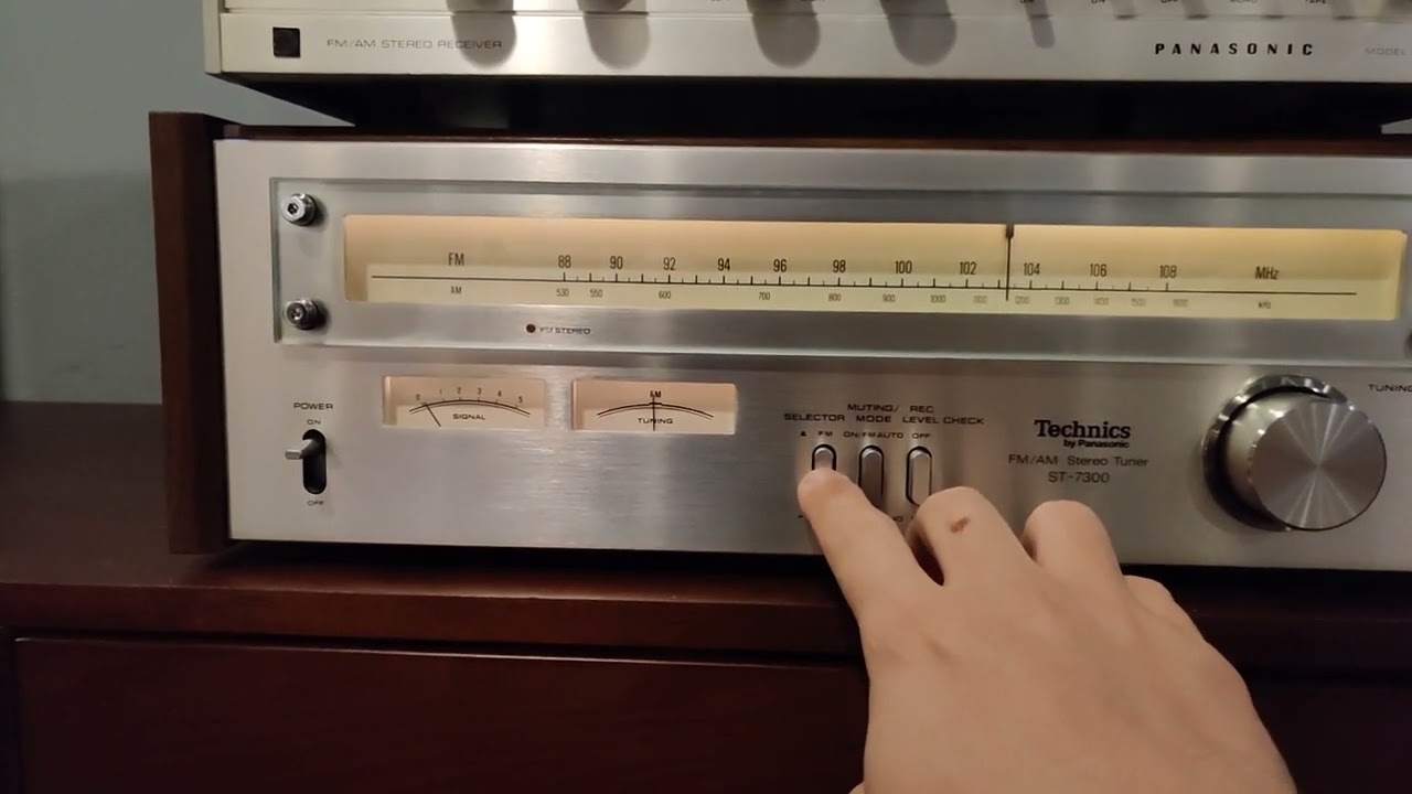 Technics ST-7300 Tuner- Take That Monster Receivers! - YouTube