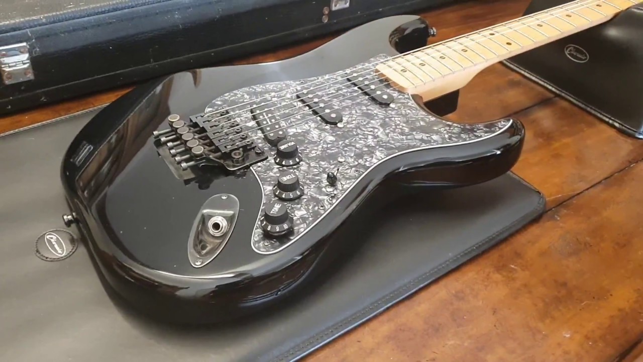 ESP 400 SERIES SUPER STRAT FENDER STRATOCASTER HEADSTOCK FLOYD