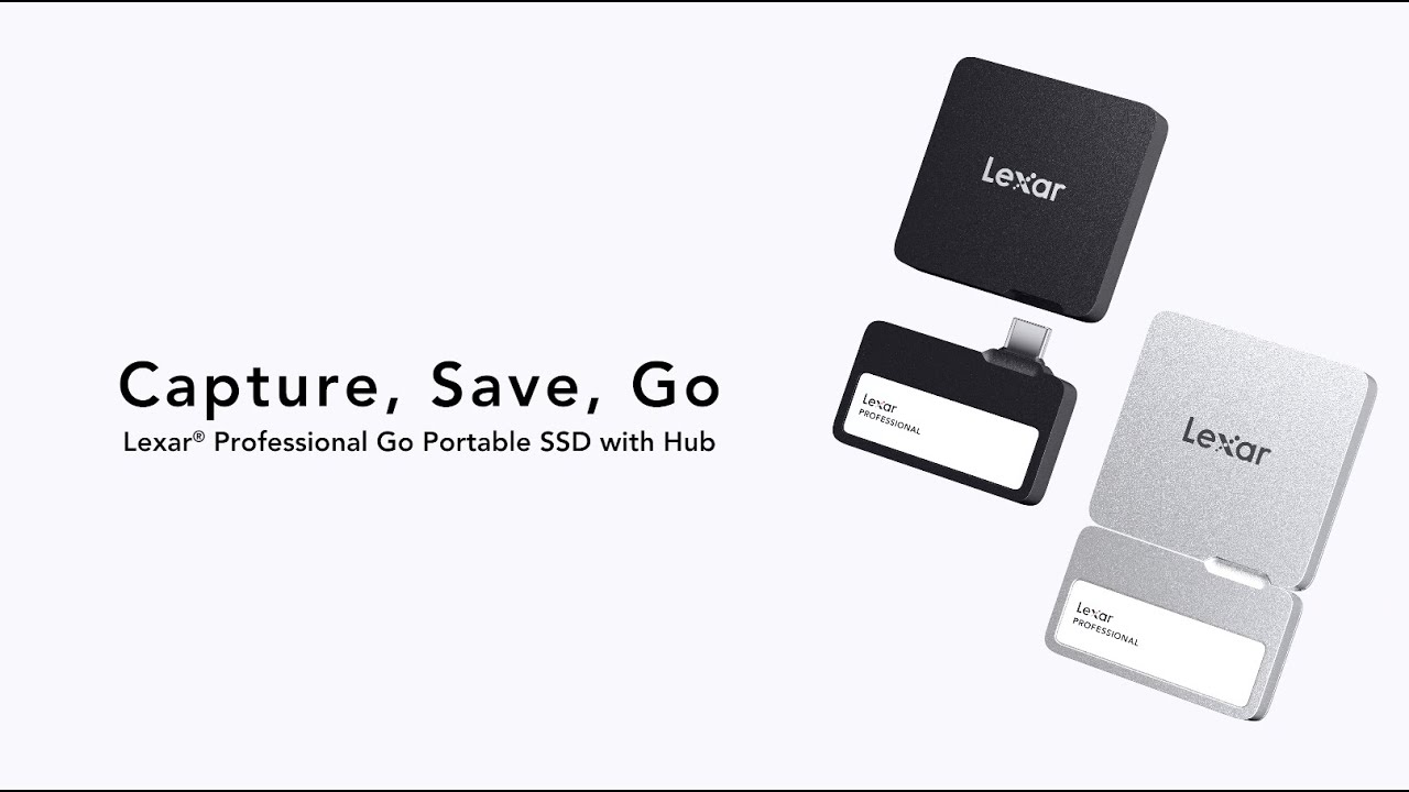 Lexar® Professional Go Portable SSD with Hub - YouTube