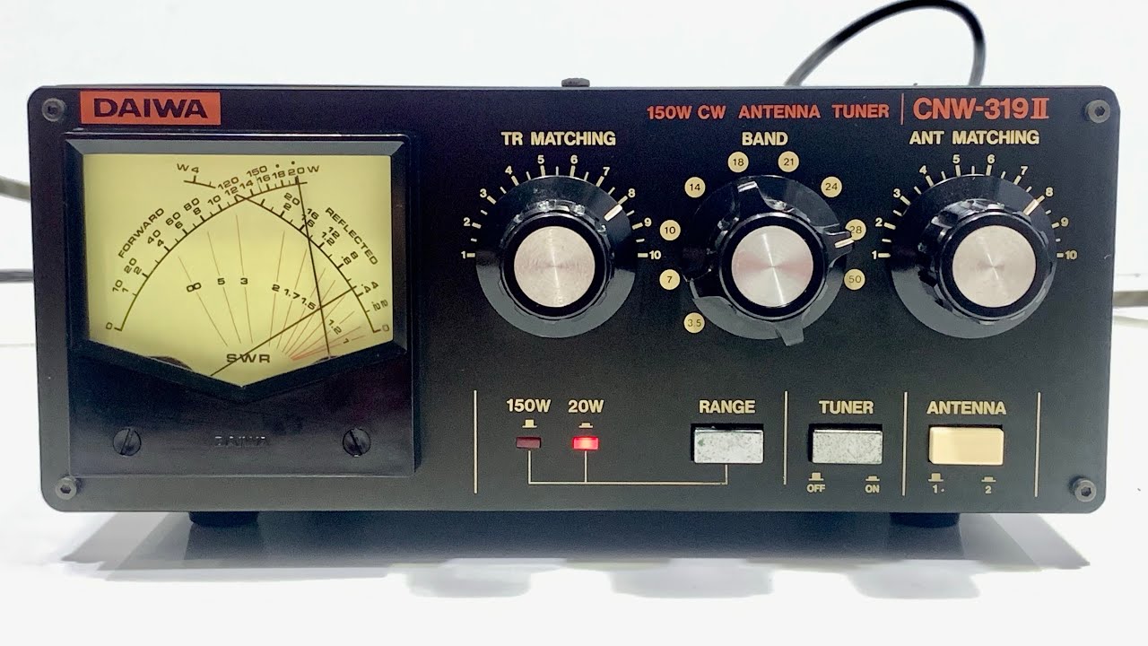 ✨Daiwa CNW-319II HF/50MHz Tuner 150W✨ - YouTube
