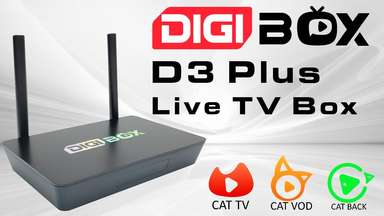 Digibox D3 plus Live TV Android 12 TV box Review - YouTube