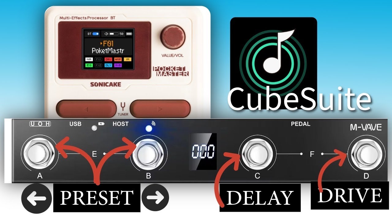 SONICAKE POCKET MASTER + MVAVE CHOCOLATE (PLUS) SETUP USING