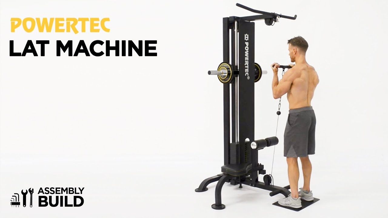 Powertec Lat Machine P-LM23 - Lat Machines at Fitness Factory